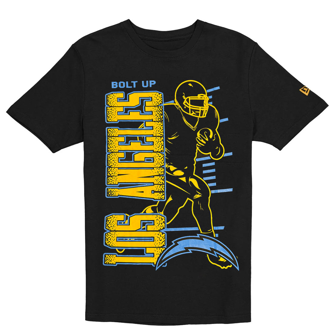 LOS ANGELES CHARGERS MEN'S NEW ERA 2026 NFL TRAINING CAMP T-SHIRT - BLACK