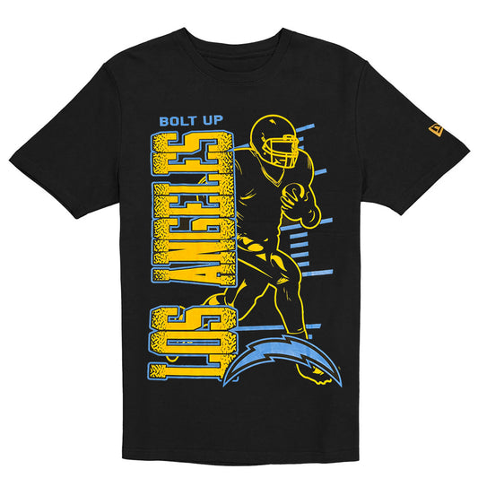 LOS ANGELES CHARGERS MEN'S NEW ERA 2026 NFL TRAINING CAMP T-SHIRT - BLACK