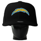 LOS ANGELES CHARGERS NOGGIN OVERSIZED HAT - BLACK