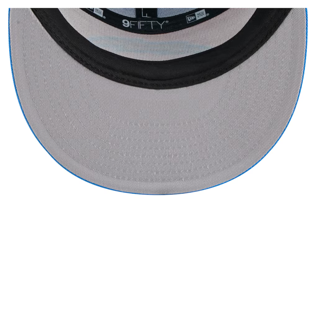 LOS ANGELES CHARGERS OUTDOOR SPLIT PANEL TRUCKER 9FIFTY SNAPBACK HAT