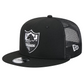LOS ANGELES CHARGERS RETRO EVERGREEN TRUCKER 9FIFTY SNAPBACK HAT - BLACK/WHITE