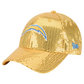 LOS ANGELES CHARGERS WOMEN'S SEQUIN 9FORTY ADJUSTABLE HAT - GOLD