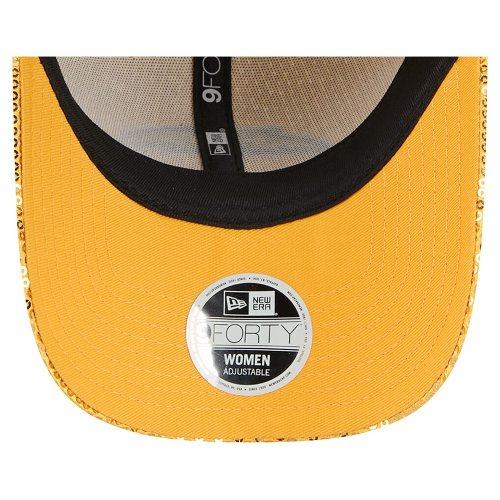 LOS ANGELES CHARGERS WOMEN'S SEQUIN 9FORTY ADJUSTABLE HAT - GOLD