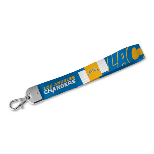LOS ANGELES CHARGERS WRISTLET LANYARD KEYCHAIN