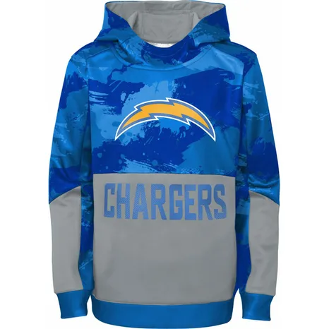 LOS ANGELES CHARGERS YOUTH COVERT HOODED SWEATSHIRT