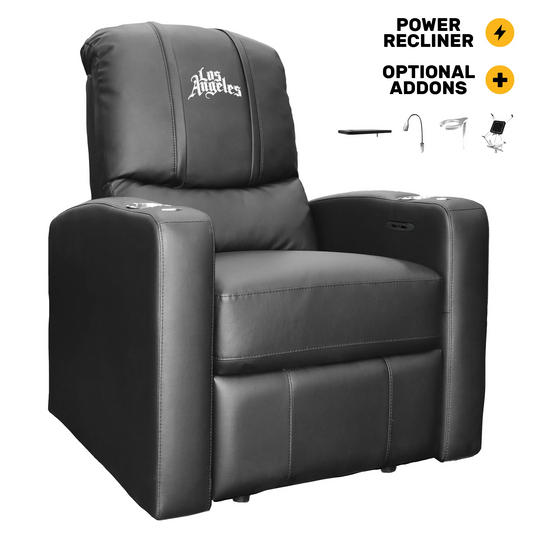 LOS ANGELES CLIPPERS STEALTH POWER RECLINER WITH ALTERNATE LOGO