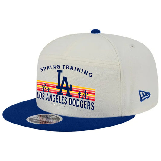 LOS ANGELES DODGDERS 2025 MLB SPRING TRAINING STACKED 9FIFTY SNAPBACK HAT