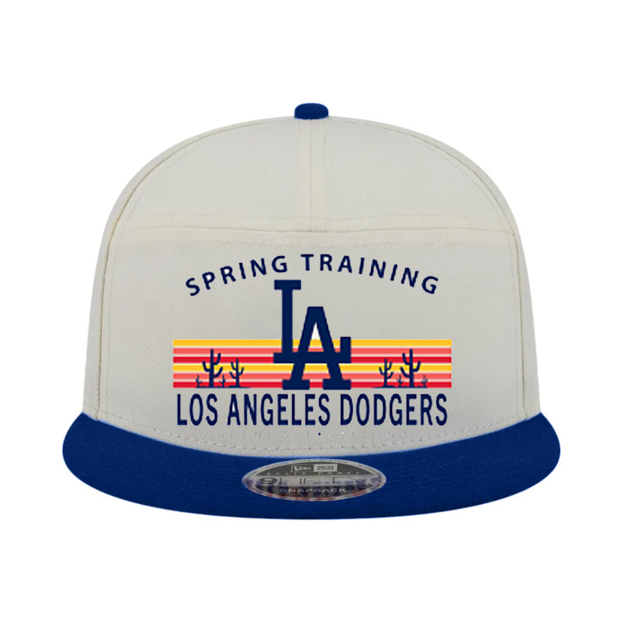 LOS ANGELES DODGDERS 2025 MLB SPRING TRAINING STACKED 9FIFTY SNAPBACK HAT