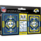 LOS ANGELES RAMS 2-PACK CARD AND DICE SET