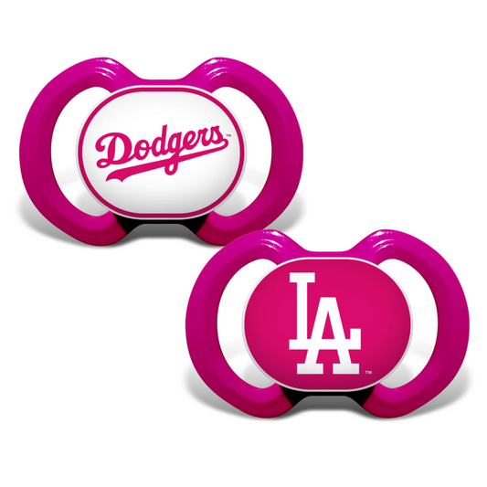 LOS ANGELES DODGERS  2-PACK PACIFIERS - PINK