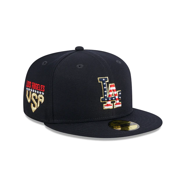 LOS ANGELES DODGERS 2023 4TH OF JULY 59FIFTY FITTED HAT JR S SPORTS