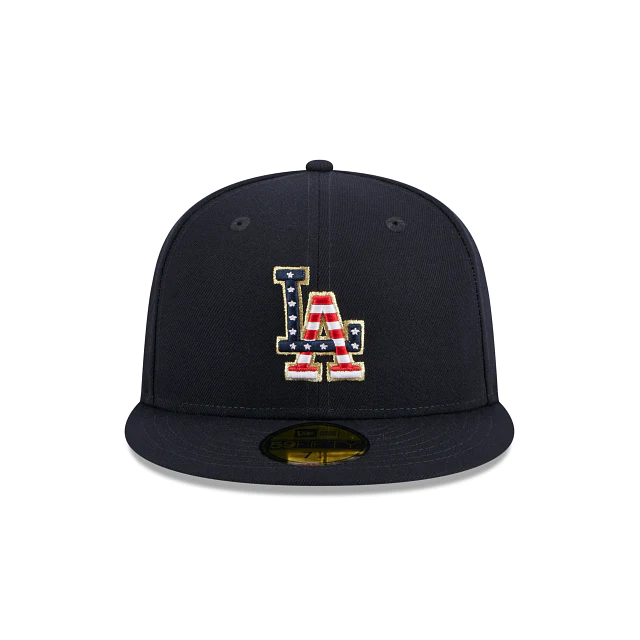 LOS ANGELES DODGERS 2023 4 DE JULIO 59 FIFTY GORRO AJUSTADO