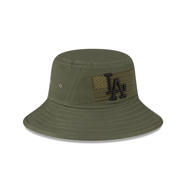 LOS ANGELES DODGERS 2023 ARMED FORCES BUCKET HAT