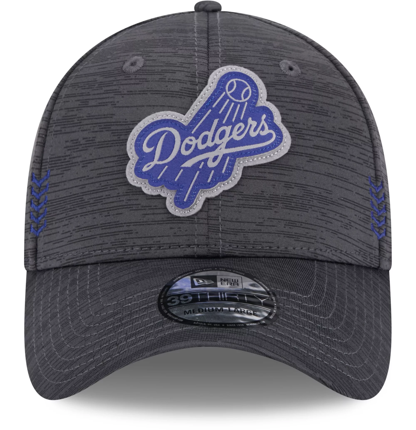 LOS ANGELES DODGERS 2024 CLUBHOUSE 39THIRTY FLEX FIT HAT - GRAY