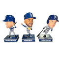 LOS ANGELES DODGERS 2025 BACK TO BACK WORLD SERIES CHAMPIONS BIG HEAD BOBBLEHEAD 3-PACK