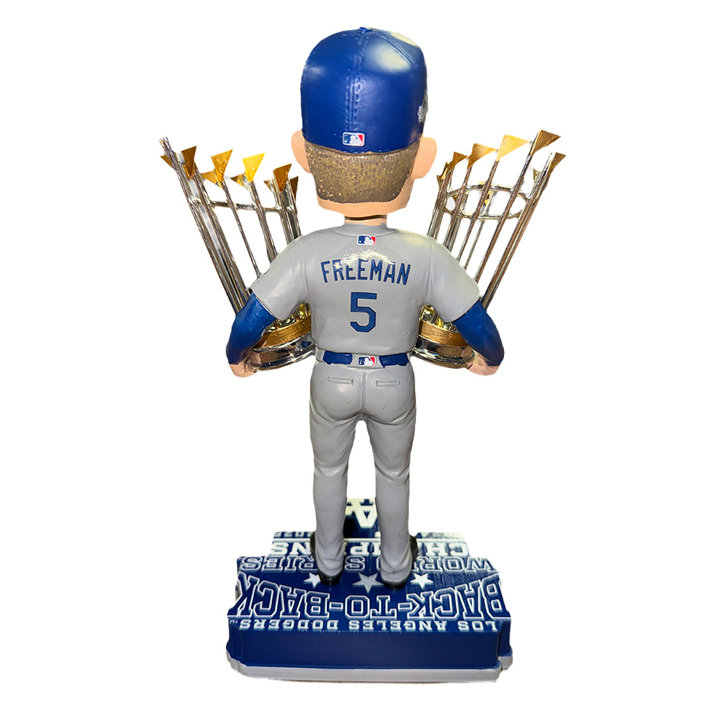 LOS ANGELES DODGERS 2025 BACK TO BACK WORLD SERIES CHAMPIONS FREDDIE FREEMAN BOBBLEHEAD