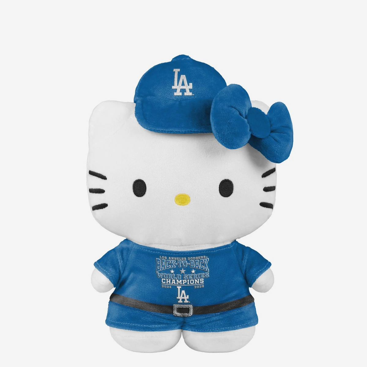 LOS ANGELES DODGERS 2025 BACK TO BACK WORLD SERIES CHAMPIONS PLUSH JERSEY HELLO KITTY®