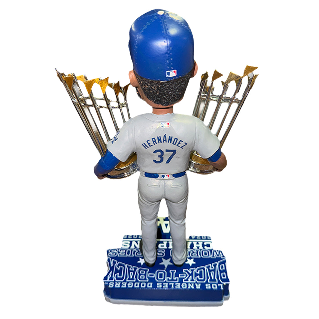 LOS ANGELES DODGERS 2025 BACK TO BACK WORLD SERIES CHAMPIONS TEOSCAR HERNANDEZ BOBBLEHEAD