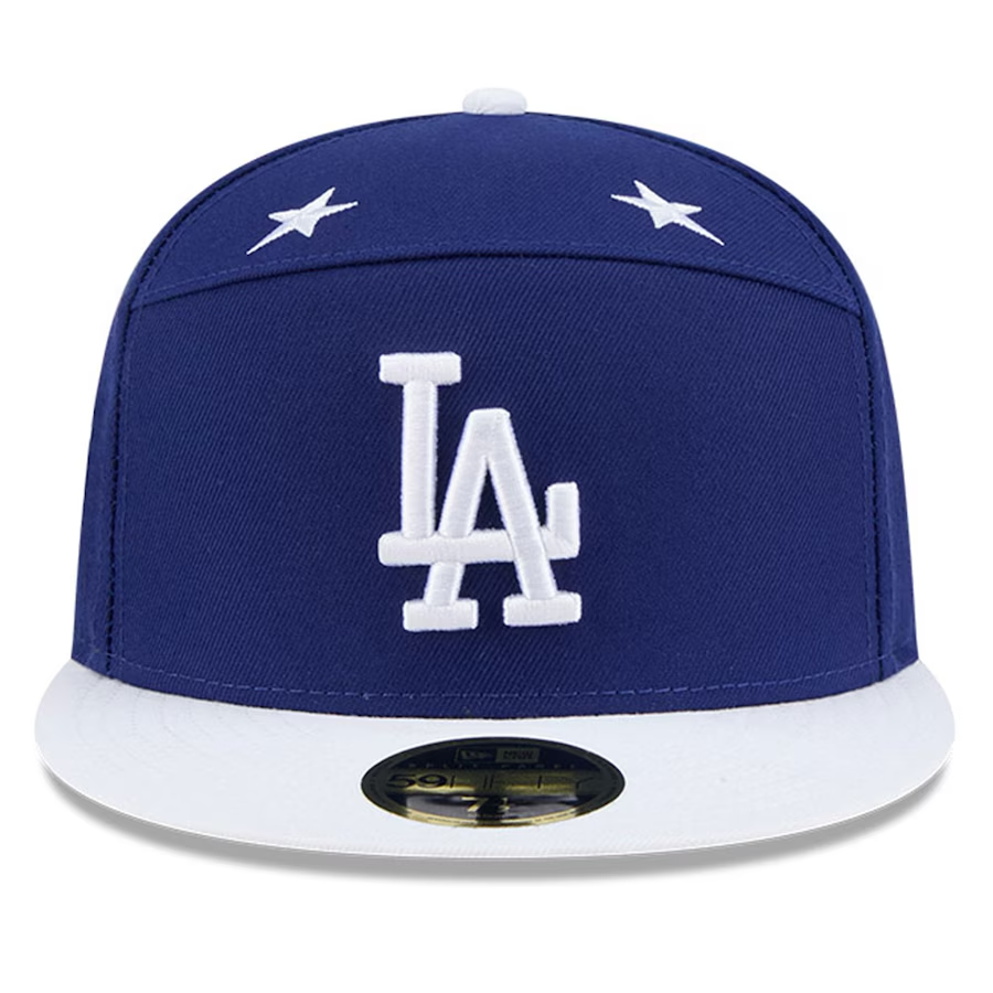 LOS ANGELES DODGERS 2025 MLB ALL-STAR GAME SPLIT PANEL 59FIFTY FITTED HAT - BLUE/WHITE