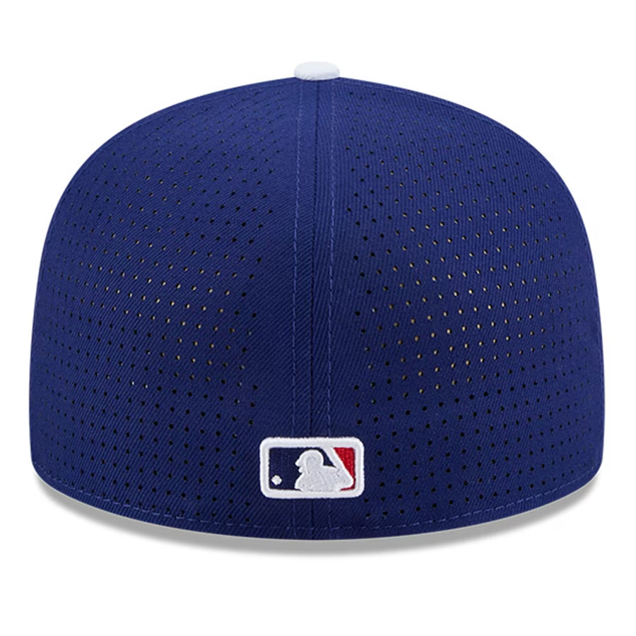 LOS ANGELES DODGERS 2025 MLB ALL-STAR GAME SPLIT PANEL 59FIFTY FITTED HAT - BLUE/WHITE