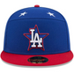 LOS ANGELES DODGERS 2025 MLB ALL-STAR GAME WORKOUT SPLIT PANEL 59FIFTY FITTED HAT