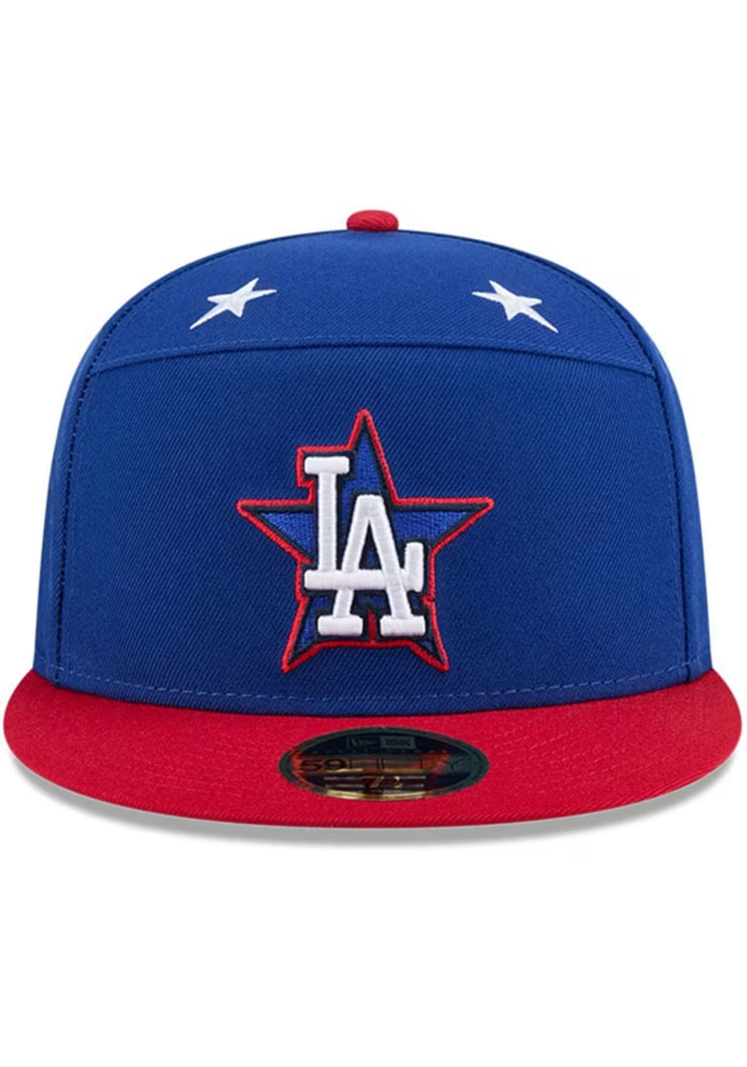 LOS ANGELES DODGERS 2025 MLB ALL-STAR GAME WORKOUT SPLIT PANEL 59FIFTY FITTED HAT