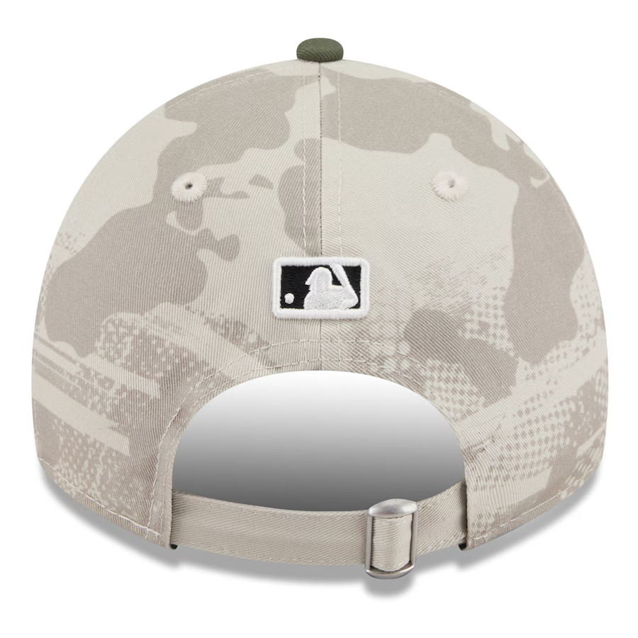 LOS ANGELES DODGERS 2025 MLB ARMED FORCES 9TWENTY ADJUSTABLE HAT - STONE/OLIVE