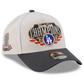 LOS ANGELES DODGERS 2025 MLB WORLD SERIES CHAMPIONS LOCKER ROOM 9FORTY A-FRAME SNAPBACK HAT - CREAM/CHARCOAL