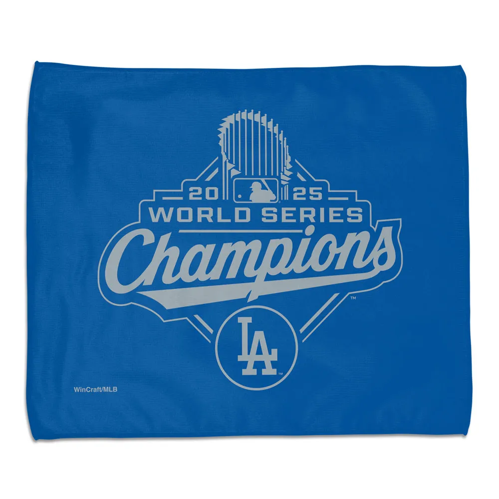 LOS ANGELES DODGERS 2025 WORLD SERIES CHAMPIONS 15" X 18" RALLY TOWEL