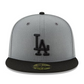 LOS ANGELES DODGERS 2025 WORLD SERIES CHAMPIONS 2-TONE SIDE PATCH 59FIFTY FITTED HAT - BLACK/GREY