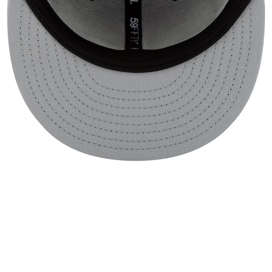 LOS ANGELES DODGERS 2025 WORLD SERIES CHAMPIONS 2-TONE SIDE PATCH 59FIFTY FITTED HAT - BLACK/GREY