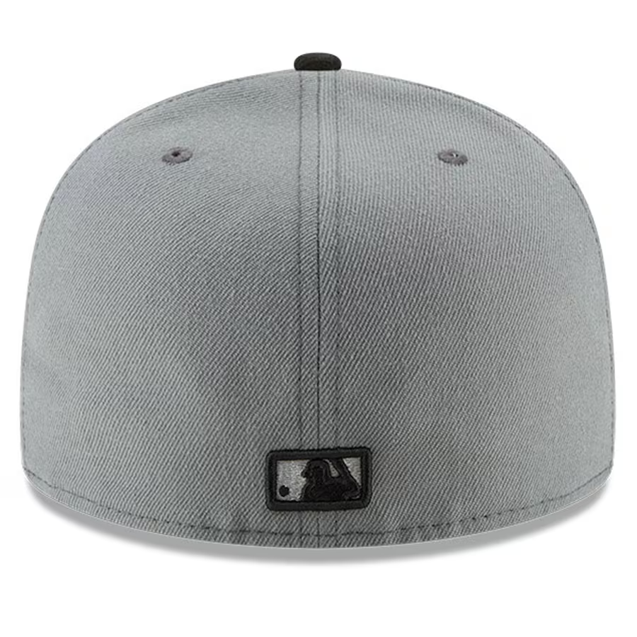 LOS ANGELES DODGERS 2025 WORLD SERIES CHAMPIONS 2-TONE SIDE PATCH 59FIFTY FITTED HAT - BLACK/GREY
