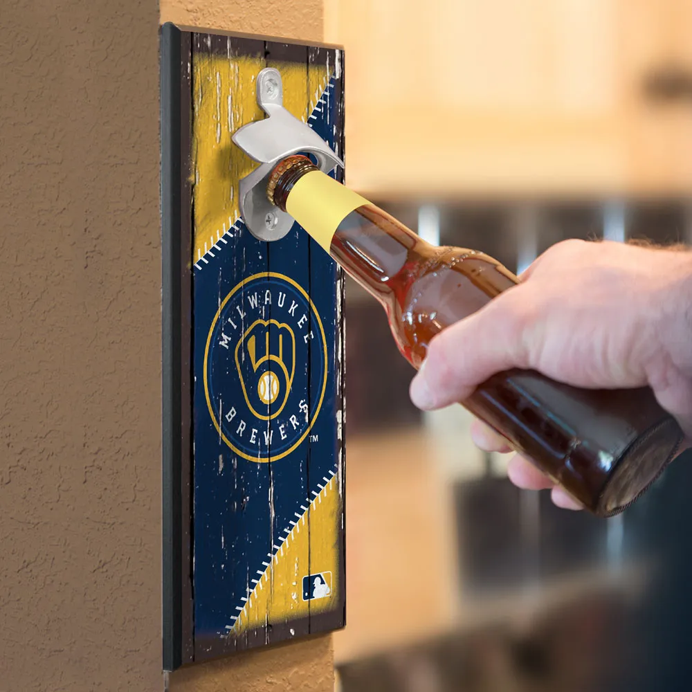 LOS ANGELES DODGERS 2025 WORLD SERIES CHAMPIONS 5" X 11" WOOD SIGN BOTTLE OPENER