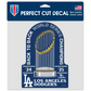 LOS ANGELES DODGERS 2025 WORLD SERIES CHAMPIONS 8" X 8" PERFECT CUT DECAL