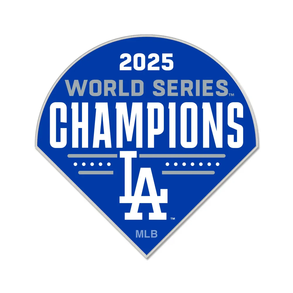 LOS ANGELES DODGERS 2025 WORLD SERIES CHAMPIONS COLLECTORS PIN - HOMEPLATE