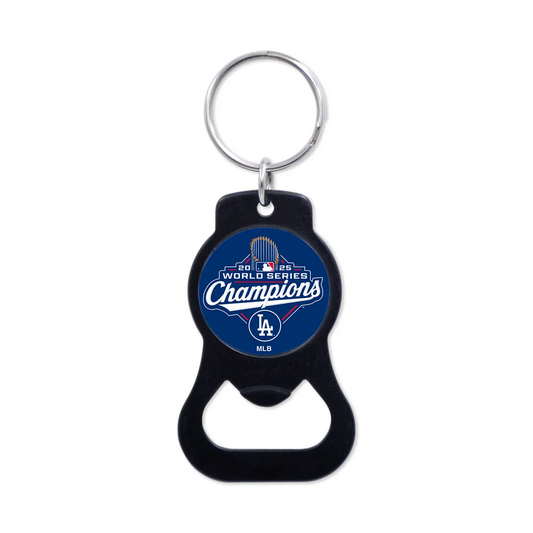 LOS ANGELES DODGERS 2025 WORLD SERIES CHAMPIONS KEY RING BOTTLE OPENER - BLACK