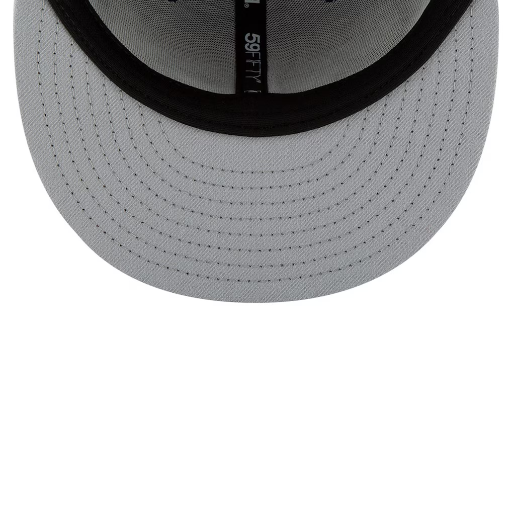 LOS ANGELES DODGERS 2025 WORLD SERIES CHAMPIONS SIDE PATCH 59FIFTY FITTED HAT - BLACK/WHITE