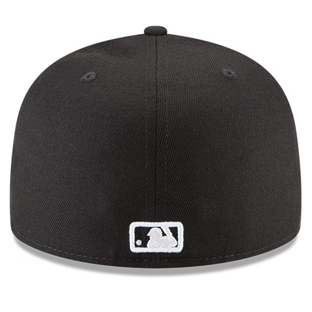 LOS ANGELES DODGERS 2025 WORLD SERIES CHAMPIONS SIDE PATCH 59FIFTY FITTED HAT - BLACK/WHITE