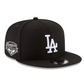 LOS ANGELES DODGERS 2025 WORLD SERIES CHAMPIONS SIDE PATCH 9FIFTY SNAPBACK HAT - BLACK/WHITE