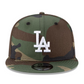 LOS ANGELES DODGERS 2025 WORLD SERIES CHAMPIONS SIDE PATCH 9FIFTY SNAPBACK HAT - WOODLAND CAMO
