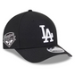 LOS ANGELES DODGERS 2025 WORLD SERIES CHAMPIONS SIDE PATCH 9FORTY M-CROWN ADJUSTABLE HAT - BLACK/WHITE