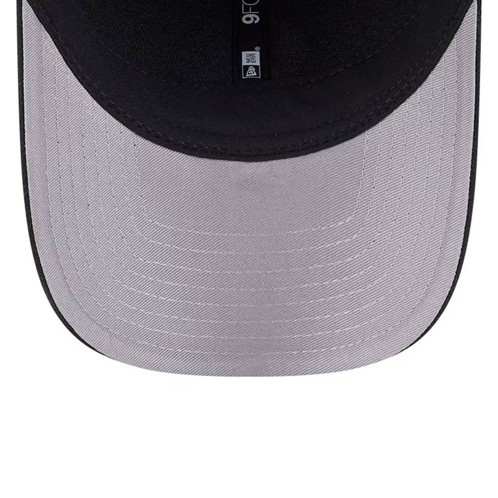 LOS ANGELES DODGERS 2025 WORLD SERIES CHAMPIONS SIDE PATCH 9FORTY M-CROWN ADJUSTABLE HAT - BLACK/WHITE