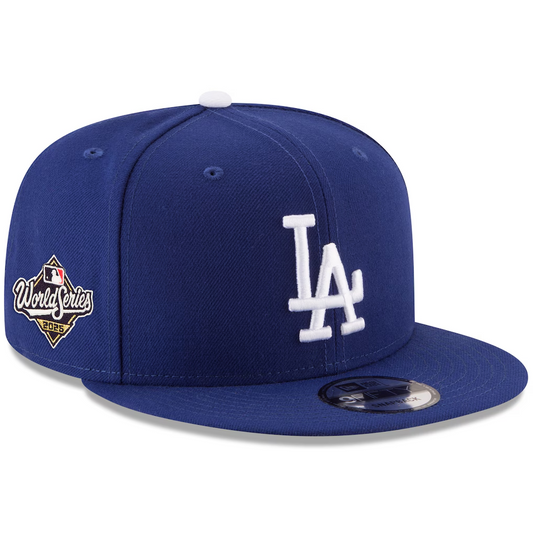 LOS ANGELES DODGERS 2025 WORLD SERIES SIDE PATCH 9FIFTY SNAPBACK HAT - ROYAL BLUE