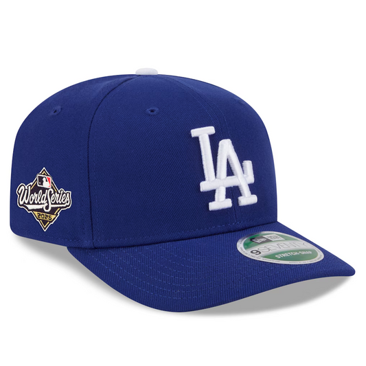 LOS ANGELES DODGERS 2025 WORLD SERIES SIDE PATCH 9SEVENTY STRETCH-SNAP ADJUSTABLE HAT - ROYAL BLUE