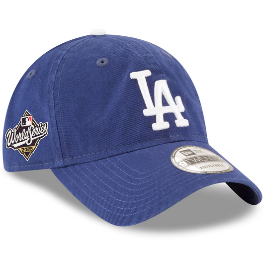 LOS ANGELES DODGERS 2025 WORLD SERIES SIDE PATCH 9TWENTY ADJUSTABLE HAT - ROYAL BLUE