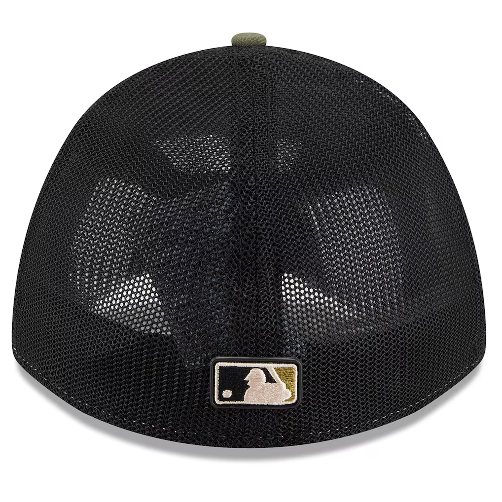 LOS ANGELES DODGERS 2026 MLB ARMED FORCES 39THIRTY FLEX FIT HAT - OLIVE