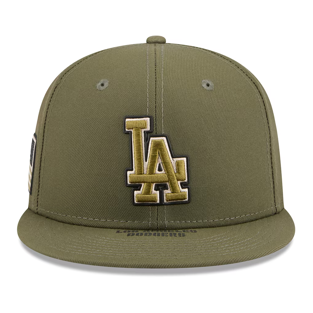 LOS ANGELES DODGERS 2026 MLB ARMED FORCES 59FIFTY FITTED HAT - OLIVE