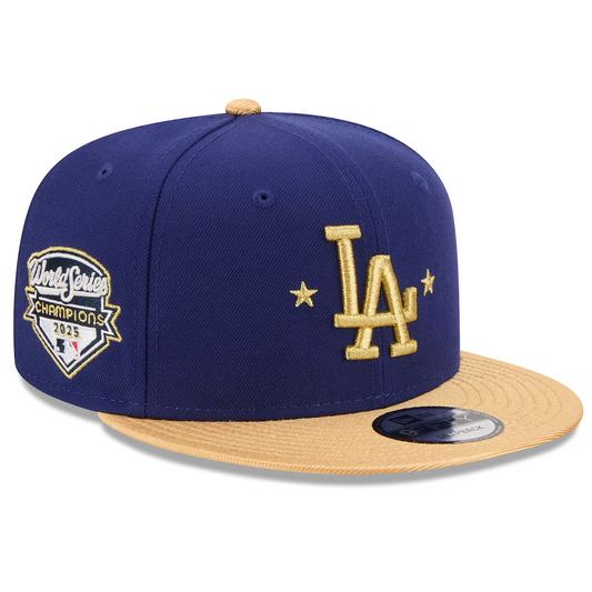 LOS ANGELES DODGERS 2026 MLB GOLD COLLECTION 9FIFTY SNAPBACK HAT - BLUE/GOLD