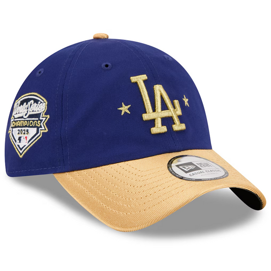 LOS ANGELES DODGERS 2026 MLB GOLD COLLECTION CASUAL CLASSIC ADJUSTABLE HAT - BLUE/GOLD