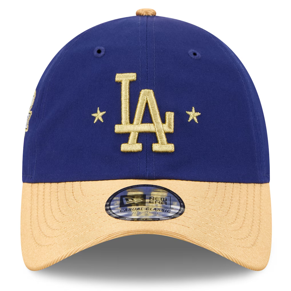 LOS ANGELES DODGERS 2026 MLB GOLD COLLECTION CASUAL CLASSIC ADJUSTABLE HAT - BLUE/GOLD